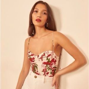 Liza top. Reformation. Size 6. Good quality.